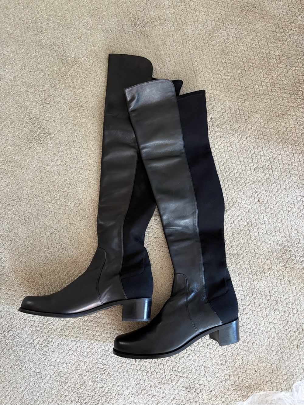 50/50 Over-the-Knee Black Women's Riding Boots